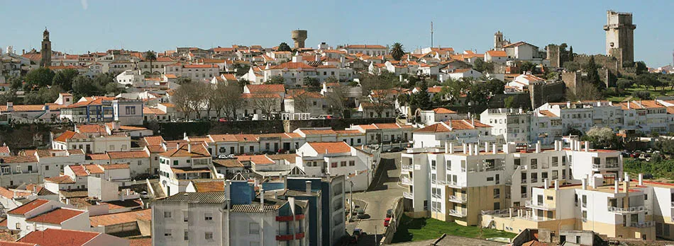 Centro histórico de Beja no coração do Alentejo, Portugal