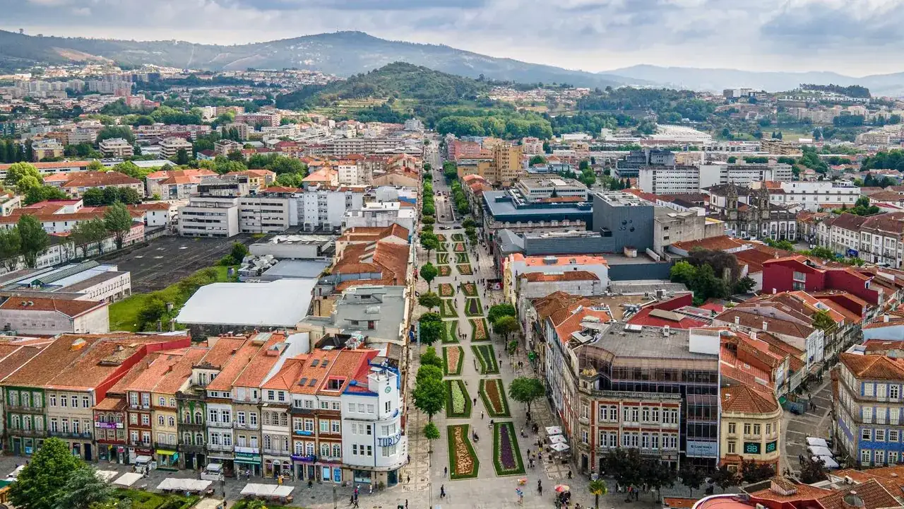 Centro histórico de Braga, a cidade dos arcebispos, Portugal